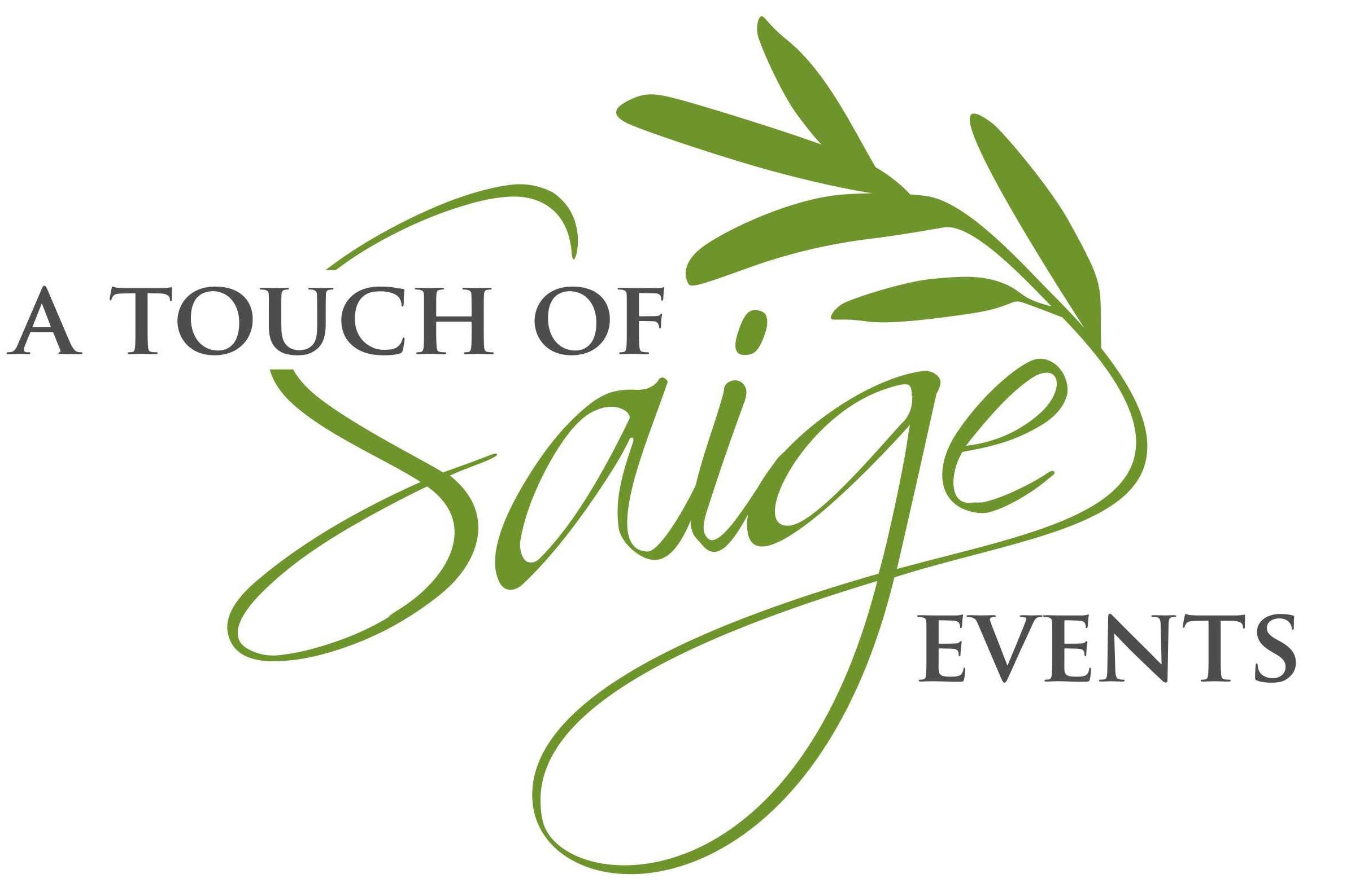 Logo for A Touch of Saige Events